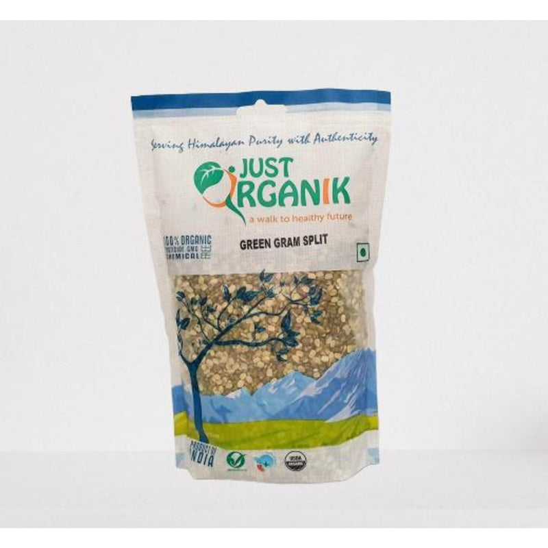 Just Organik Organic Green Moong (Mung) Split
