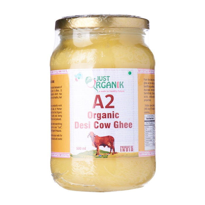 Just Organik Organic A2 Desi Cow Ghee