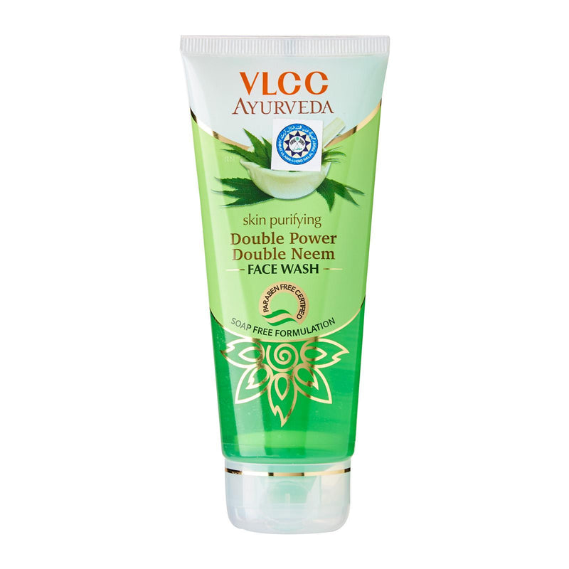 VLCC Ayurvedic Double Power Double Neem Face Wash (Buy 100ml Get 50ml Free)