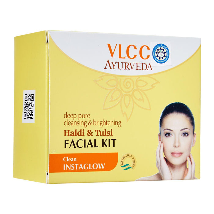 VLCC Skin Brightening Ayurvedic Haldi and Tulsi Facial Kit