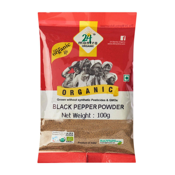 24 Mantra Organic Black Pepper Powder