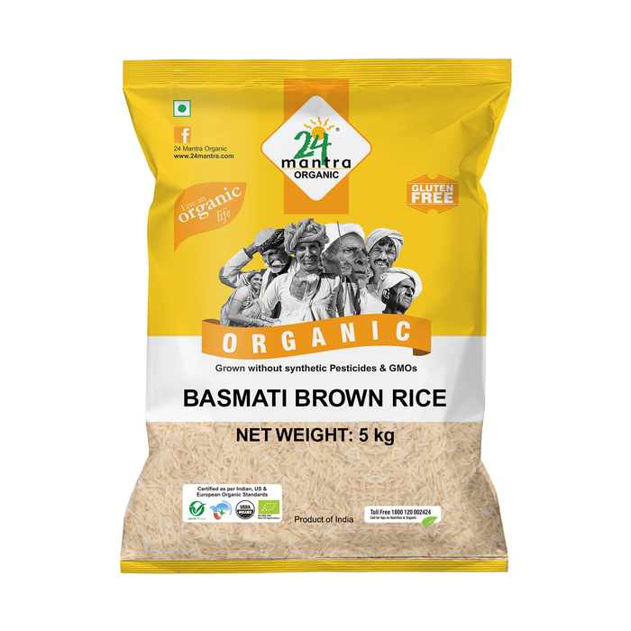 24 만트라 유기농 브라운 바 스마티 쌀