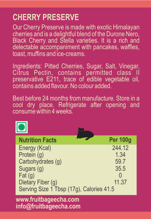 Kotgarh Fruit Bageecha Exotic Himachal Cherry Preserve