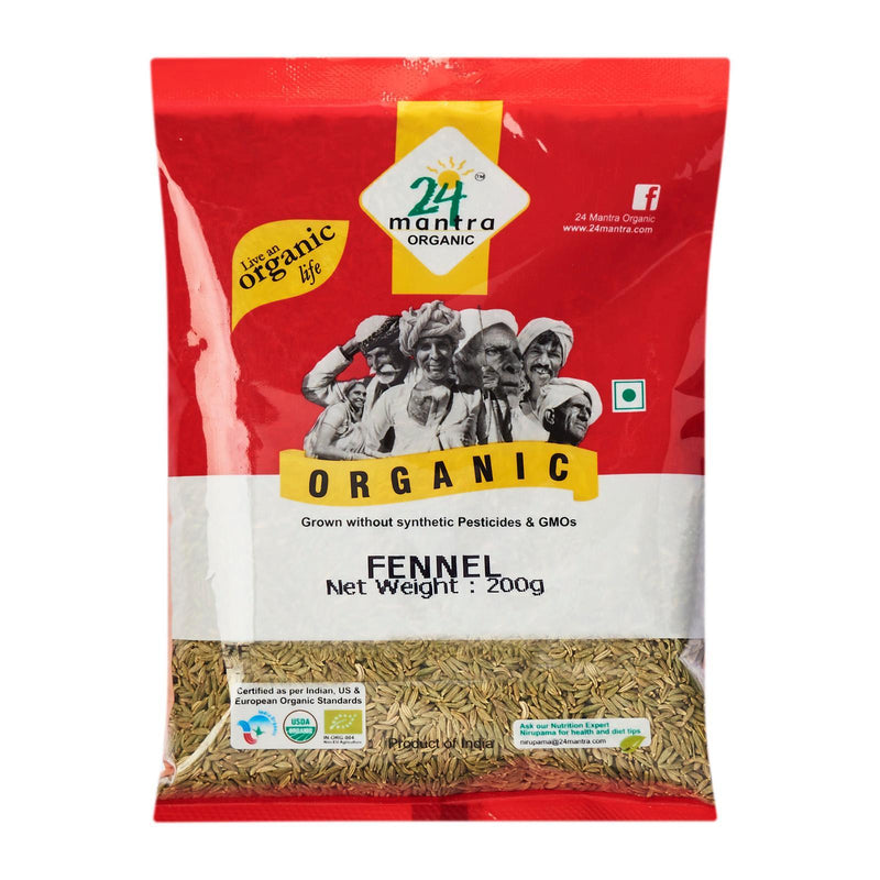 24 Mantra Organic Fennel (Saunf) 씨앗