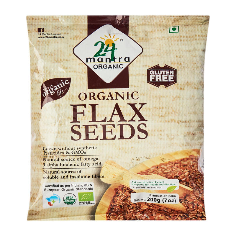 24 Mantra Organic Flax Seeds