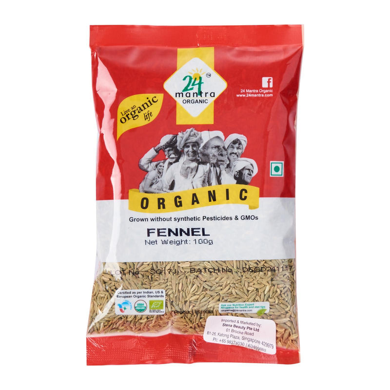 24 Mantra Organic Fennel (Saunf) 씨앗