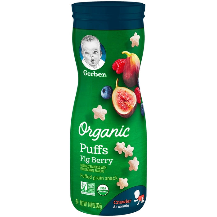Gerber Organic Baby Puffs Fig Berry