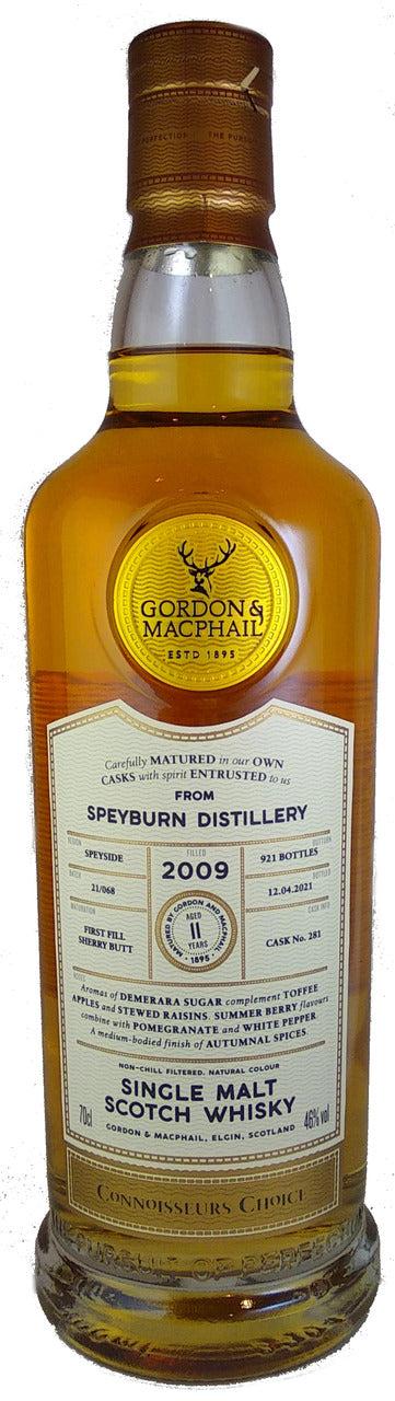 Gordon & MacPhail Speyburn 2009 Sherry Single Malt