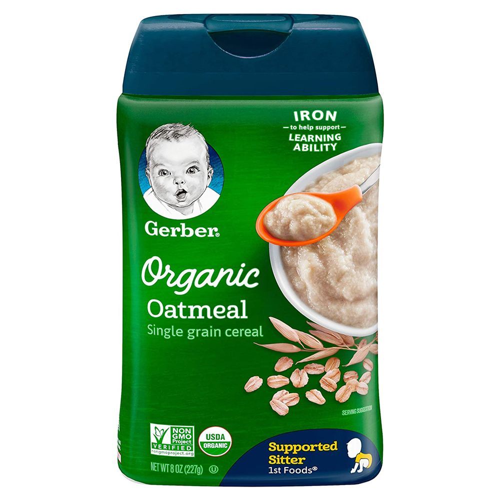 Buy Gerber Organic Baby Cereal Oatmeal Online – Oooooya Goodness Store