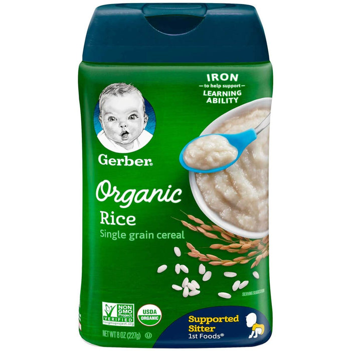 Gerber Organic Baby Cereal Rice