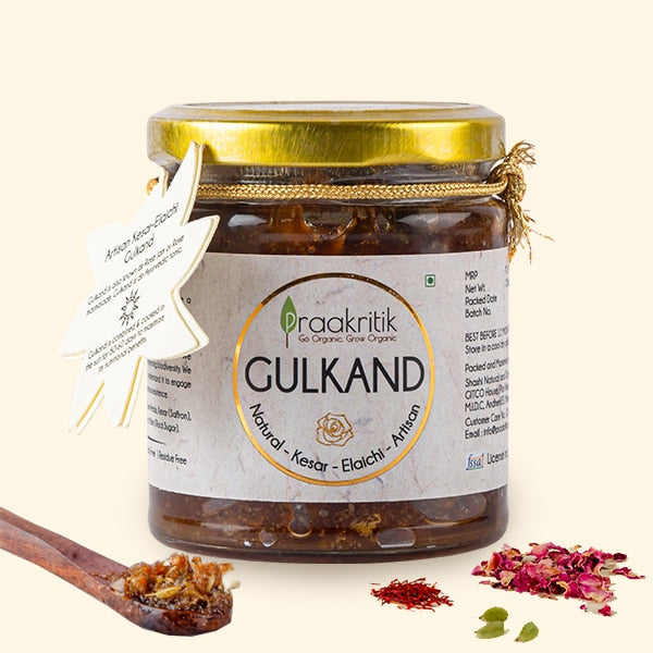 Praakritik Natural Gulkand Kesar & Elachi