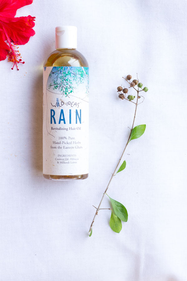 Wild Ideas Rain - Natural (100%) Nourishing Hair Oil