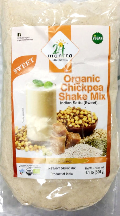 24 Mantra Organic Chickpea Shake Mix (Sweet)