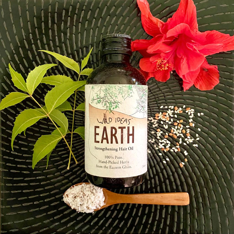 Wild Ideas Earth - Natural (100%) Strengthening Hair Oil