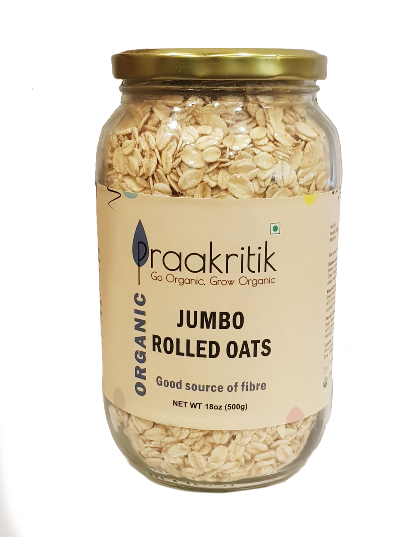 Praakritik Organic Jumbo Rolled Oats
