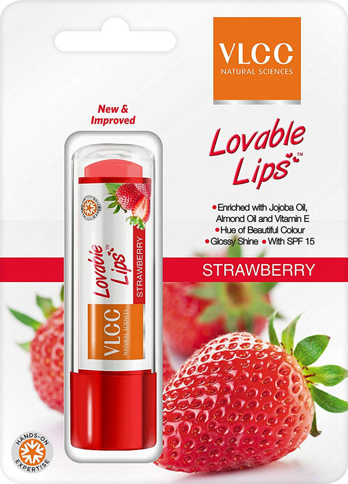 VLCC Lovable Strawberry Lip Balm