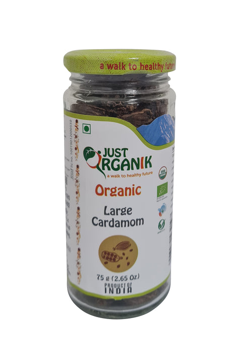 Just Organik Organic Large/Black Cardamom
