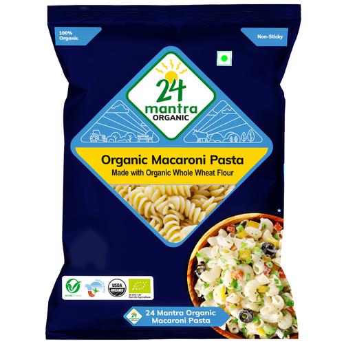24 Mantra Organic Macaroni Pasta - Made With Whole Wheat Flour