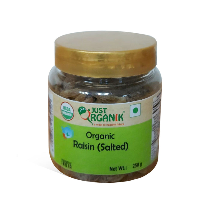 Just Organik Organic Raisins (Salted)
