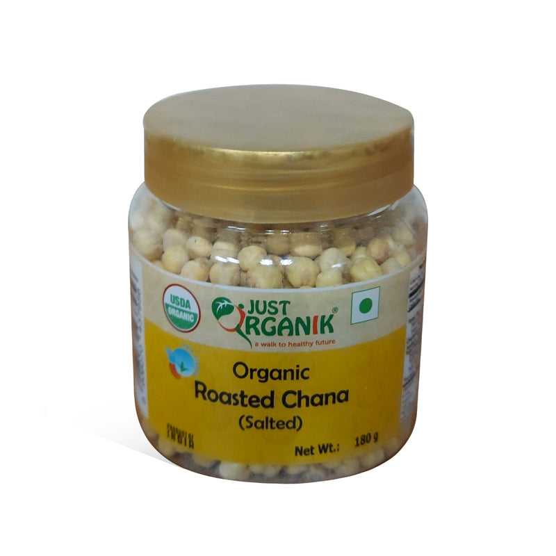 Just Organik Organic Roasted Chana (Salted)