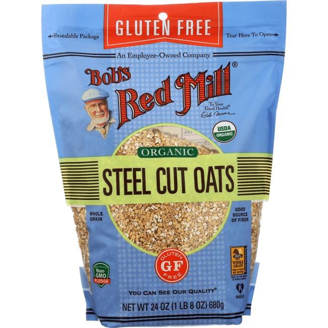 Bob's Red Mill Organic Gluten Free Whole Grain Steel Cut Oats