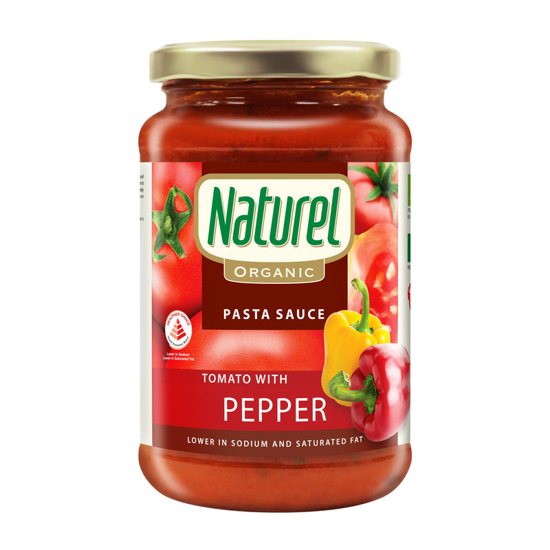Naturel Organic Tomato With Peppers Pasta Sauce