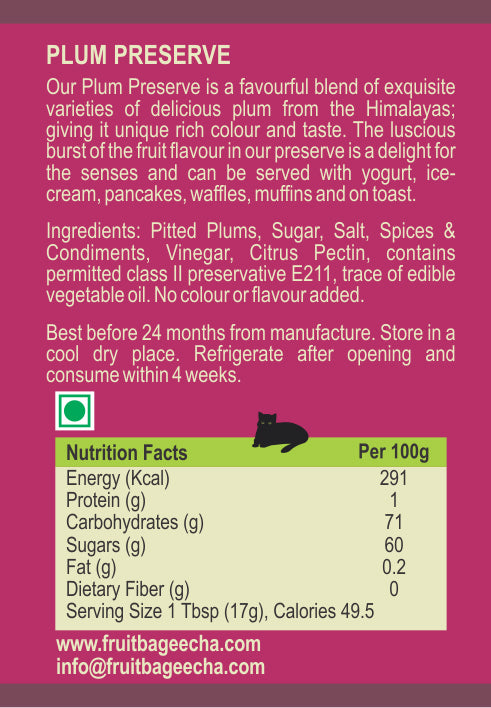 Kotgarh Fruit Bageecha Exotic Himachal Plum Preserve