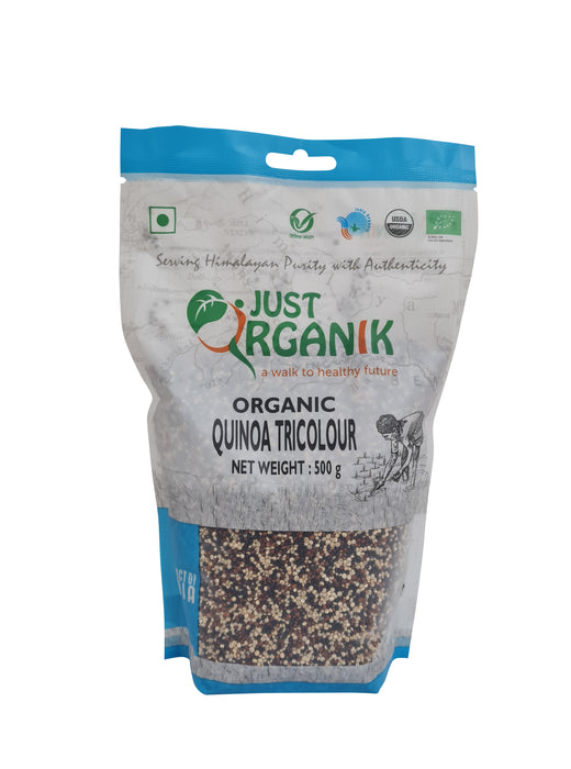 Just Organik Organic Tricolour Quinoa