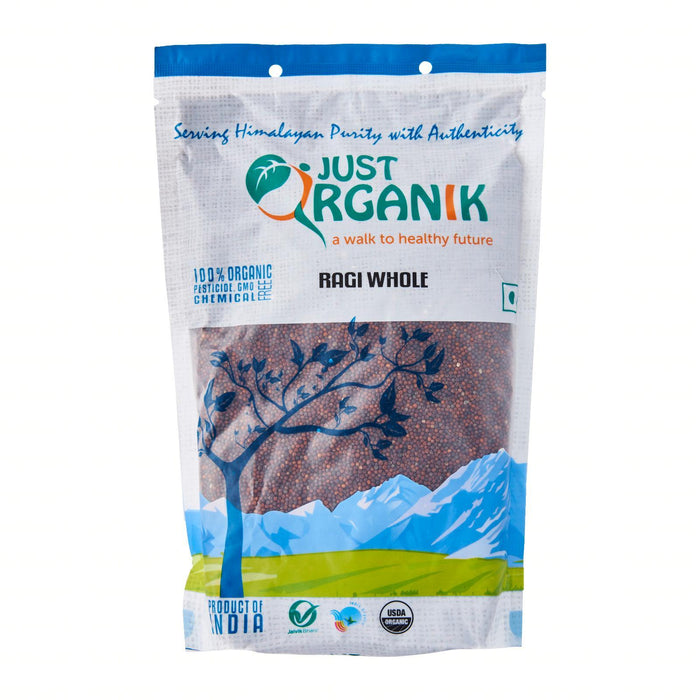 Just Organik Organic Ragi(Finger Millet) Whole