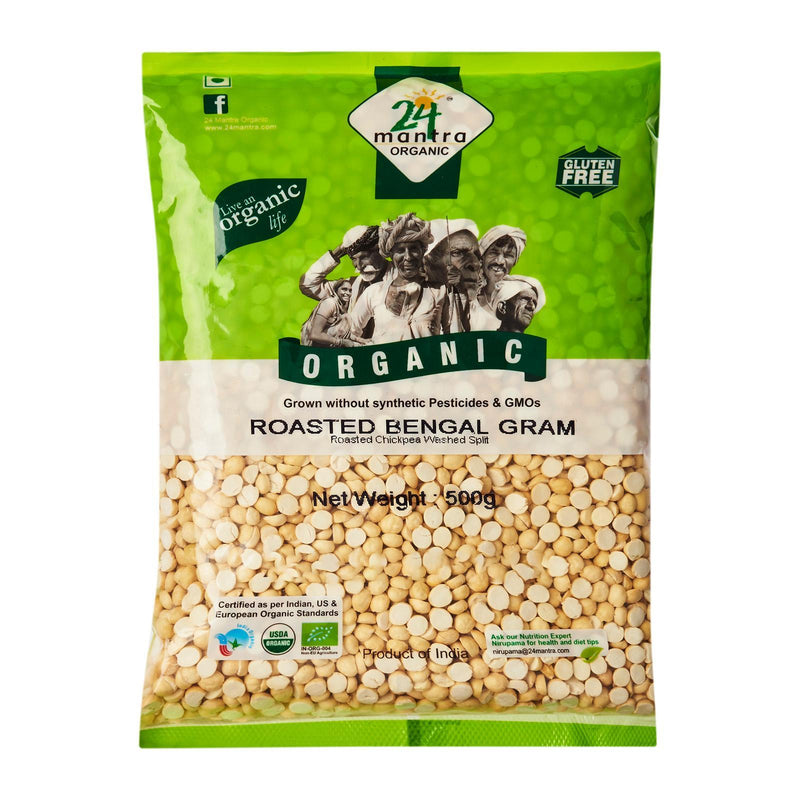24 Mantra Organic Roasted Bengal Gram Dal