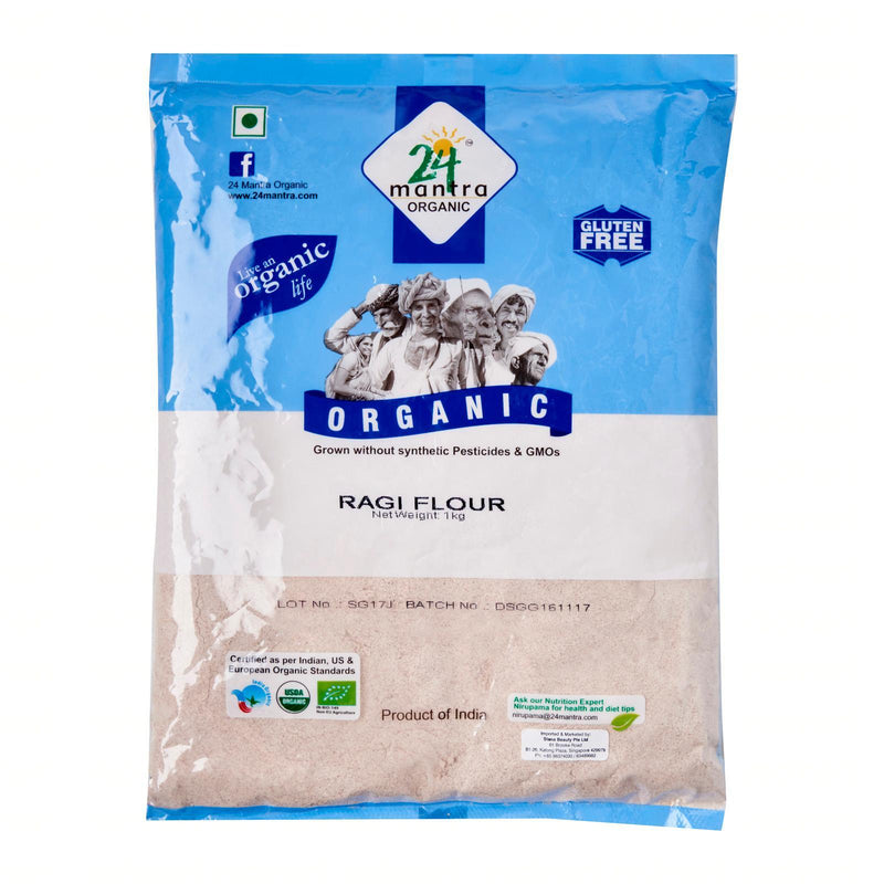 24 Mantra Organic Ragi (Finger Millet) Flour