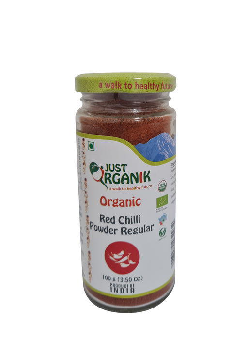 Just Organik Organic Red Chilli Powder Regular