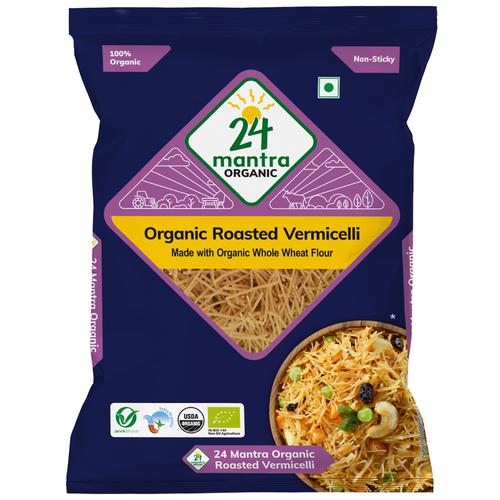24 Mantra Organic Roasted Vermicelli - Made With Whole Wheat Flour
