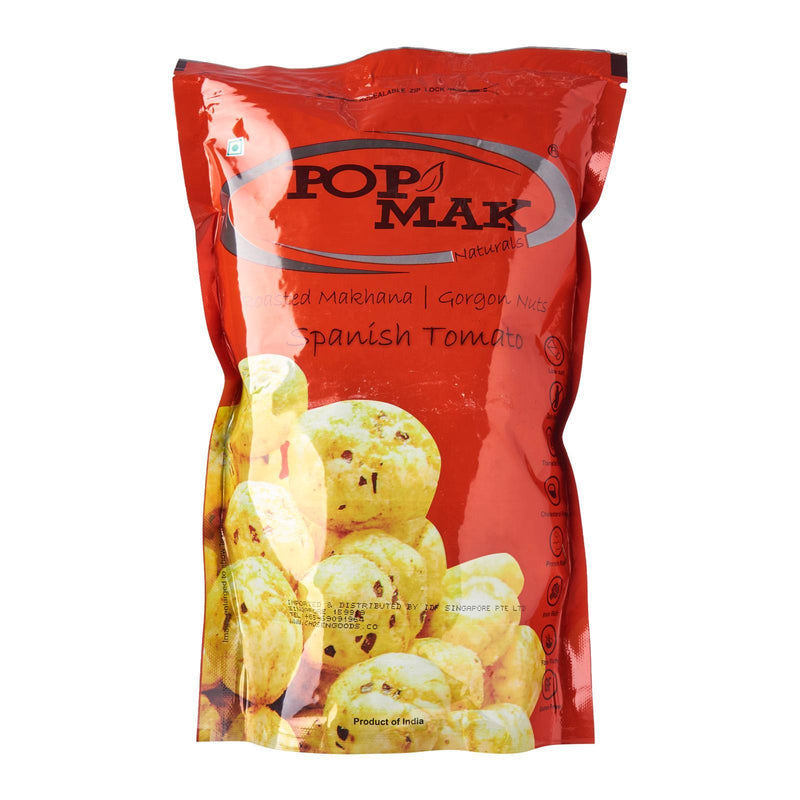 Popmak Roasted Makhana / Water Lily Seeds - Spanish Tomatoes