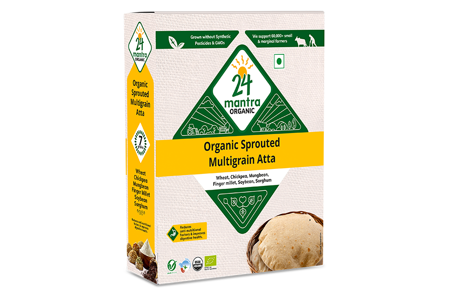 24 Mantra Organic Sprouted MultiGrain Atta