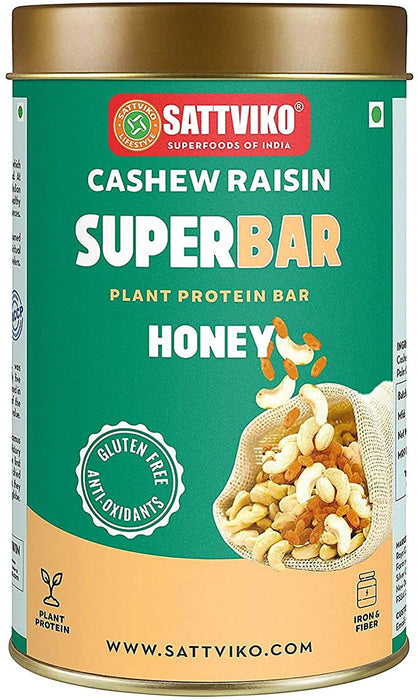 Sattviko Super Bar - Cashew, Raisin & Honey