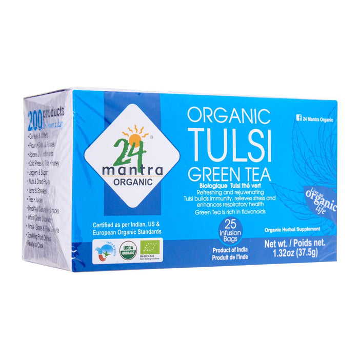 24 Mantra Organic Tulsi Green Tea 25 Teabags