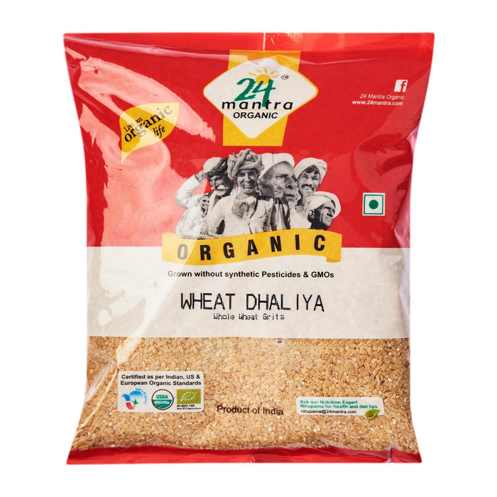 24 Mantra Organic Wheat Dhaliya (Broken Wheat)