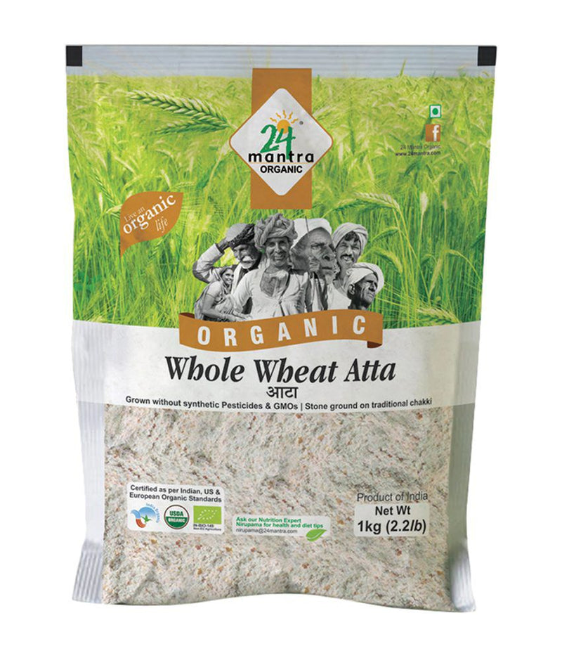 24 Mantra Organic Whole Wheat Atta