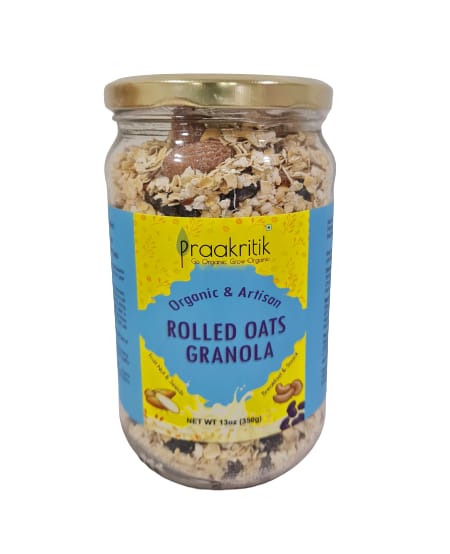 Praakritik Organic Granola Rolled Oats Fruits & Nuts