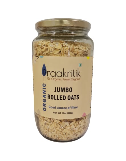 Praakritik Organic Jumbo Rolled Oats