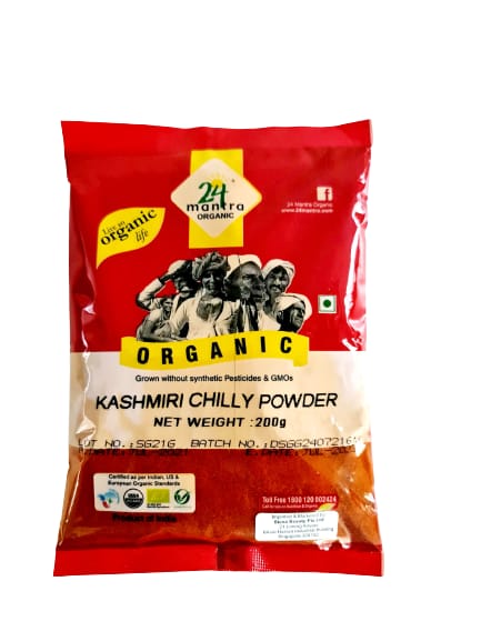 24 Mantra Organic Kashmiri Chilli Powder