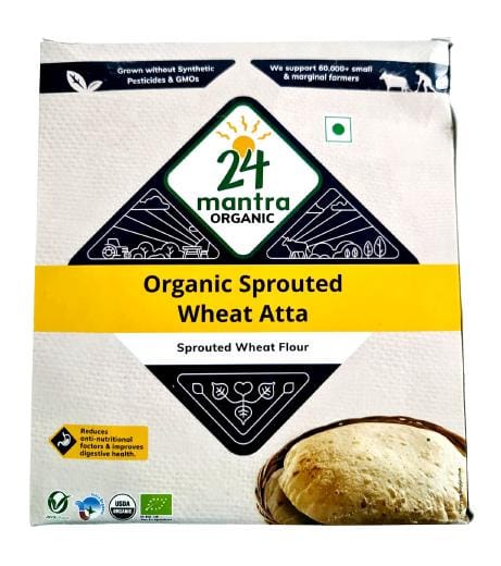 24 Mantra Organic Sprouted Whole Wheat Atta
