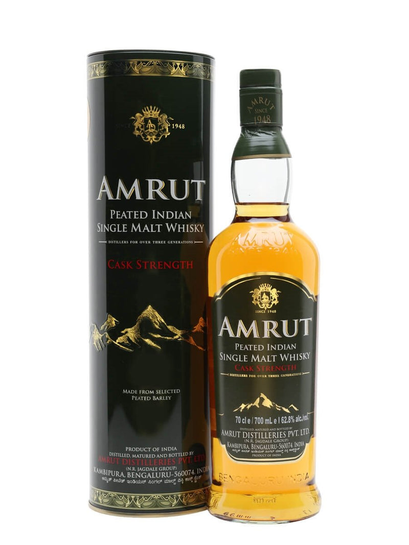 Amrut Peated Cask Strength Single Malt Whisky