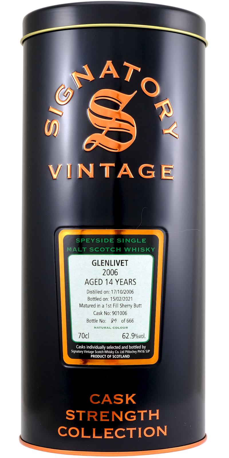 Glenlivet 14 Ans 2006 S.V