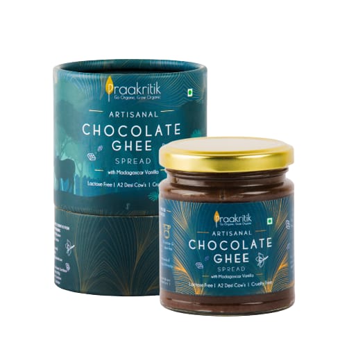 Praakritik Chocolate Ghee Spread With Madagascar Vanilla