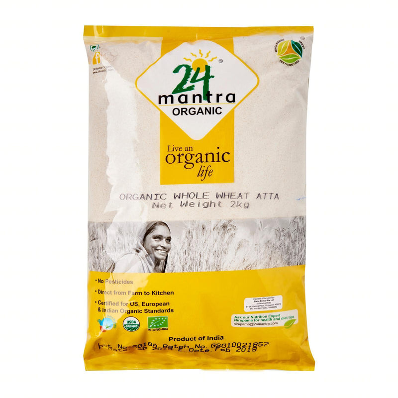 24 Mantra Organic Whole Wheat Atta