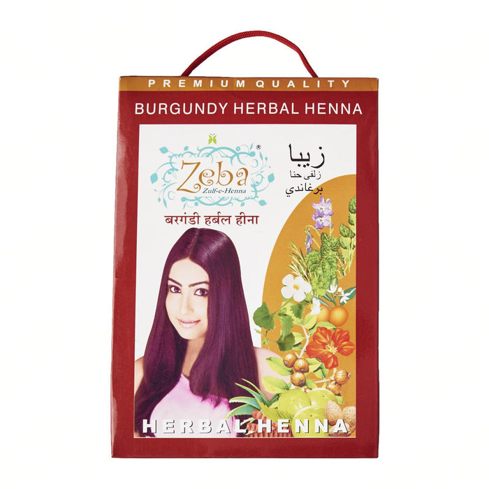 Zeba Burgundy Herbal Hair Color