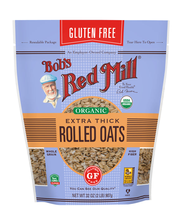 Bob's Red Mill Gluten Free Organic Extra Thick Rolled Oats