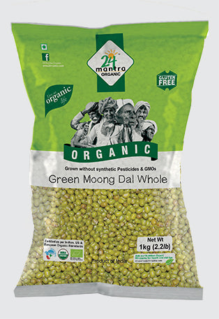 24 Mantra Organic Whole Green Moong (Mung)